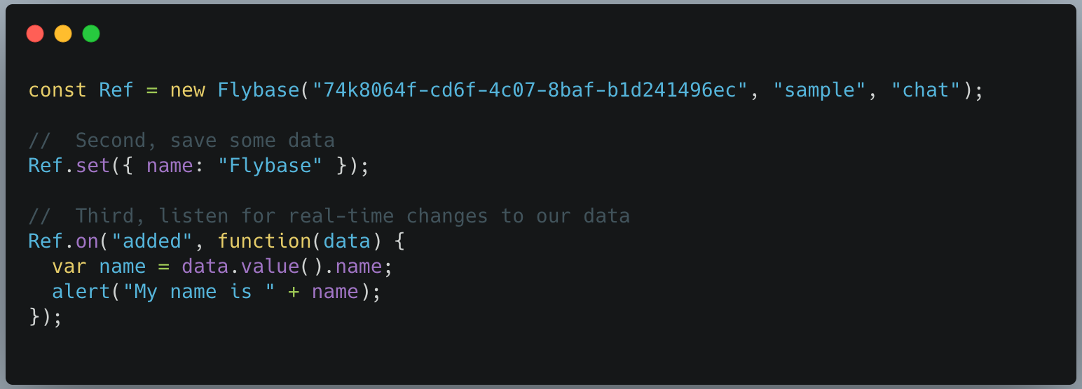 Get started in seconds