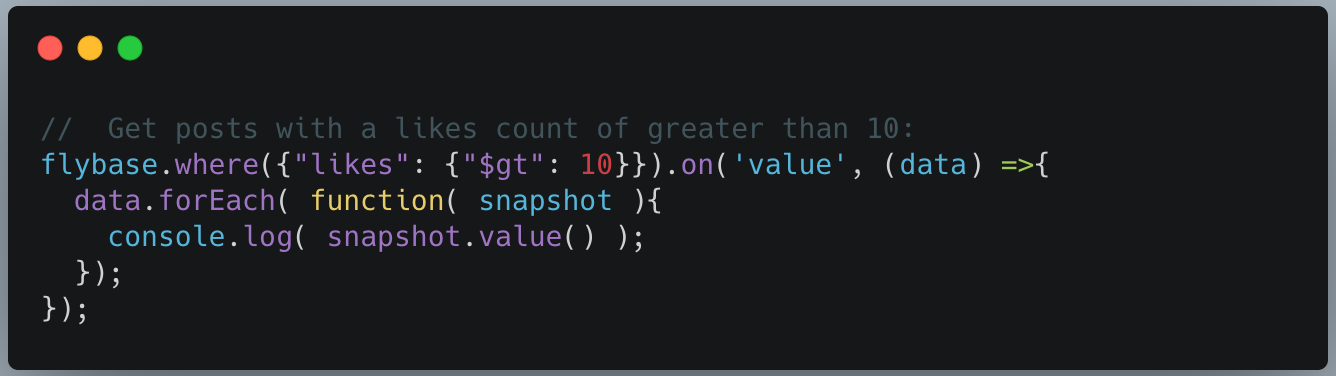 Query your data using advanced queries too
